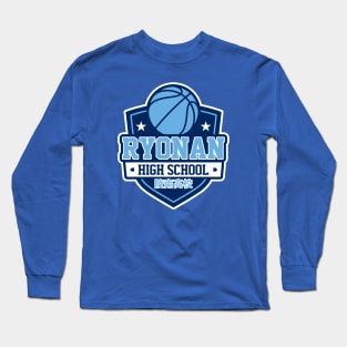Basketball High School team logo Long Sleeve T-Shirt